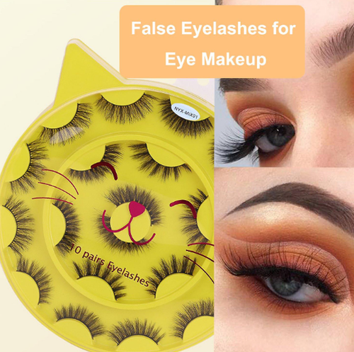 False eyelashes 3D thick curly lashes 10pairs Buy 1 Get 1 Free Same Day Dispatch - Picture 3 of 3