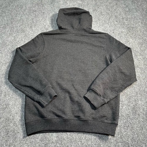 Volcom Hoodie Youth Large Grey Pullover Sweatshirt Peace is Progress Kids Boys - Picture 2 of 13
