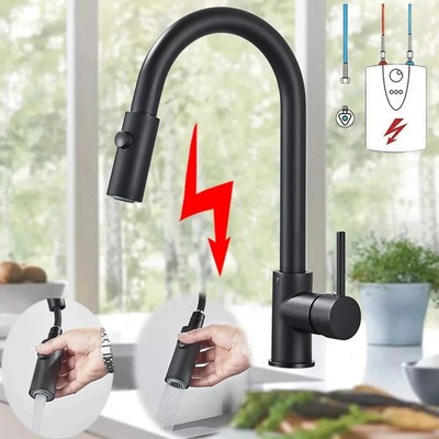 Küche Niederdruck Armatur Ausziehbare Brause Mischbatterien Spültischarmatur DE