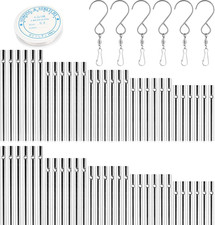 67 Piece Wind Chime Making Kit - DIY Wind Chimes with Tubes and Parts