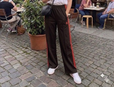 Adidas Originals Firebird Beckenbauer Jogginghose / Wide Leg / Größe S