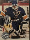 Vincent Riendeau St. Louis Blues autographed card (1991 Pro Set Platinum #112) — photo 1