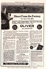 1917 a Oliver Typewriter From the Factory Print Ad thumbnail