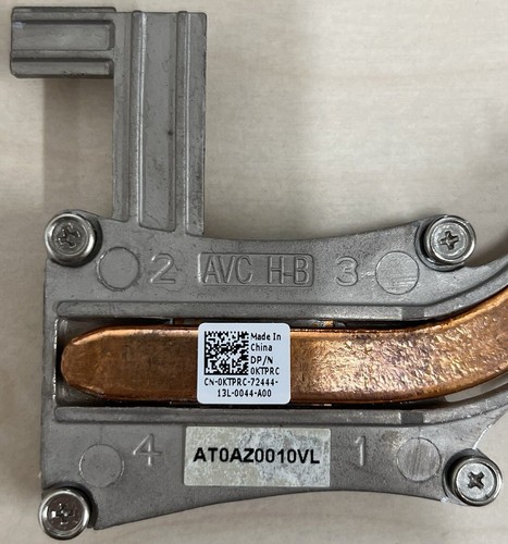 Dell Latitude E6410 Fan 04H1RR + Heatsink 0KTPRC CPU Cooler - Afbeelding 4 van 4