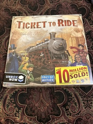 Days of Wonder Ticket To Ride 2004 Alan R Moon German Board Game NEW SEALED BOX