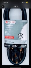 UTILITECH DRYER CORD - 6 ft- 4 Prong Plug - 10/4 Gauge -30 AMP - 0333552 - NEW