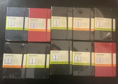 Moleskine Classic Pocket  Cover Notebook  192 Pages (3.5×5.5 ) Lot Of 10 #1