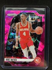 2024-25 Panini Prizm Basketball Kobe Bufkin Pink Ice Prizm #166 Atlanta Hawks