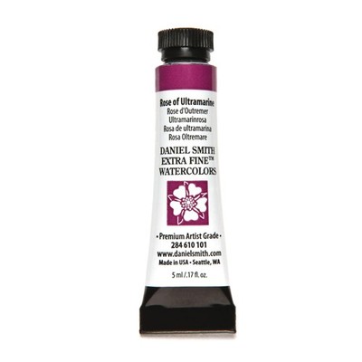Daniel Smith 284610101 Extra Fine Watercolors Tube, 5ml, Rose of Ultramarine
