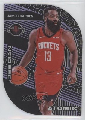 2019-20 Panini Obsidian Atomic Electric Etch Purple 31/50 James Harden #17 7y2