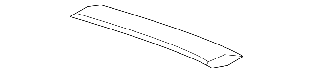 Genuine GM White Rear End Spoiler Decal 84279128