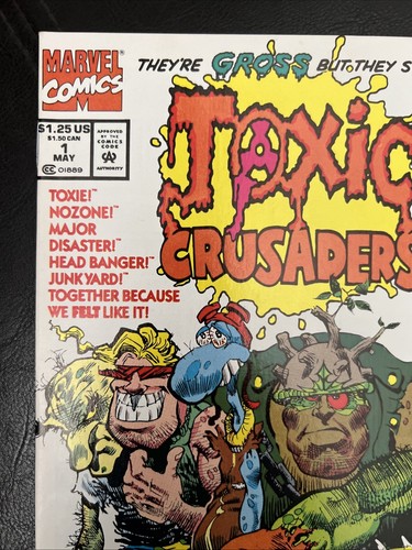 Toxic Crusaders 1 Newsstand Marvel Comics 1992 - Imagen 2 de 10
