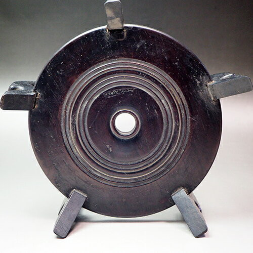 Lacquerware Buddha Statue Stand | Antique Display Stand - Afbeelding 3 van 7