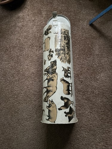 VTG 19” Large Rustic Farm Rural Mailbox Galvanized Steel Jackes Evans St Louis - Picture 10 of 12