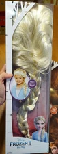 Disney Frozen II 2 ELSA BRAID WIG ICONIC HAIRSTYLE Dress Up Costume Halloween