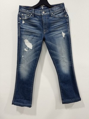 7 For All Mankind The Real Relaxed Skinny Jeans 27 NWT MSRP $225