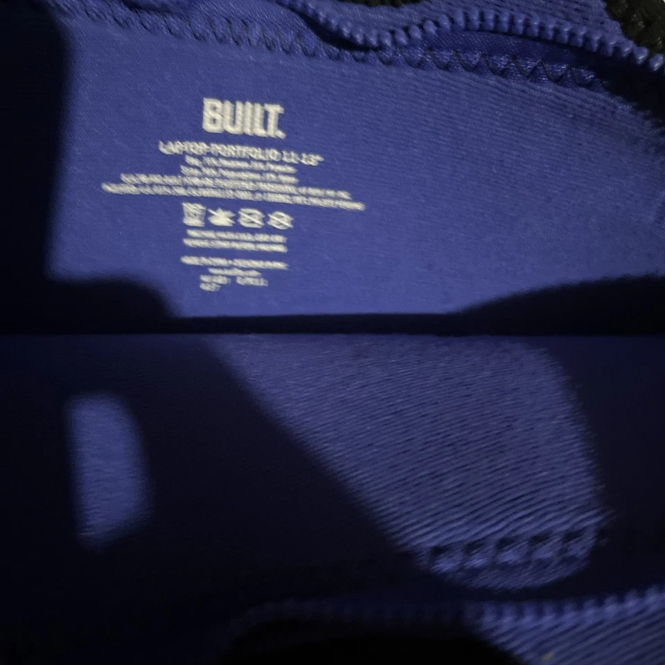 CONSTRUIDO. Portafolio para portátil con correa de neopreno negro para computadora portátil 15,4 Foto 3 de 4