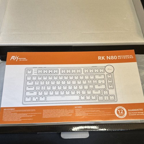 RK ROYAL KLUDGE N80 Wireless Keyboard Low Profile Mechanical Gaming Keyboard - Afbeelding 11 van 22