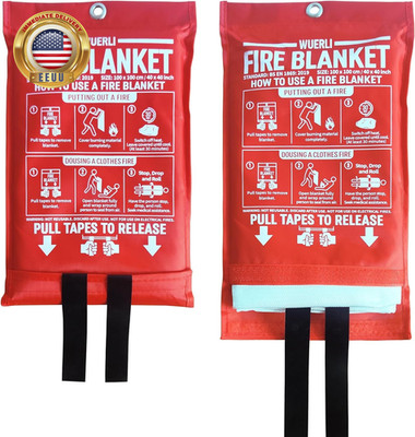 Fire Blanket for Home and Kitchen,40'' X 40'',2 Pack,Emergency Fire Blanket    