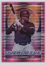 2021 Panini Chronicles Overdrive Pink Pulsar Prizm Luis Robert #15 6o3