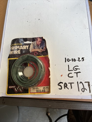 #ad #ad Whitco 60145 Automotive Products 25 Ft Primary Wire Primary Wire 14 Gauge 60145 $4.00