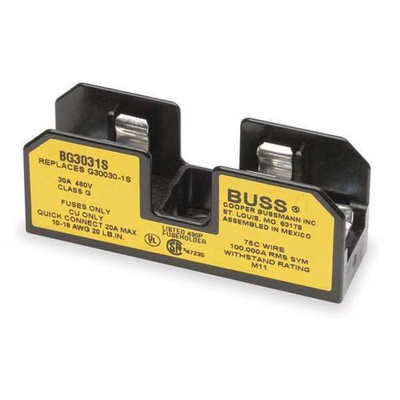 Open Fuse Block, G UL Class, 480V AC/DC Volt Rating, 1 Poles, Screw with Quick