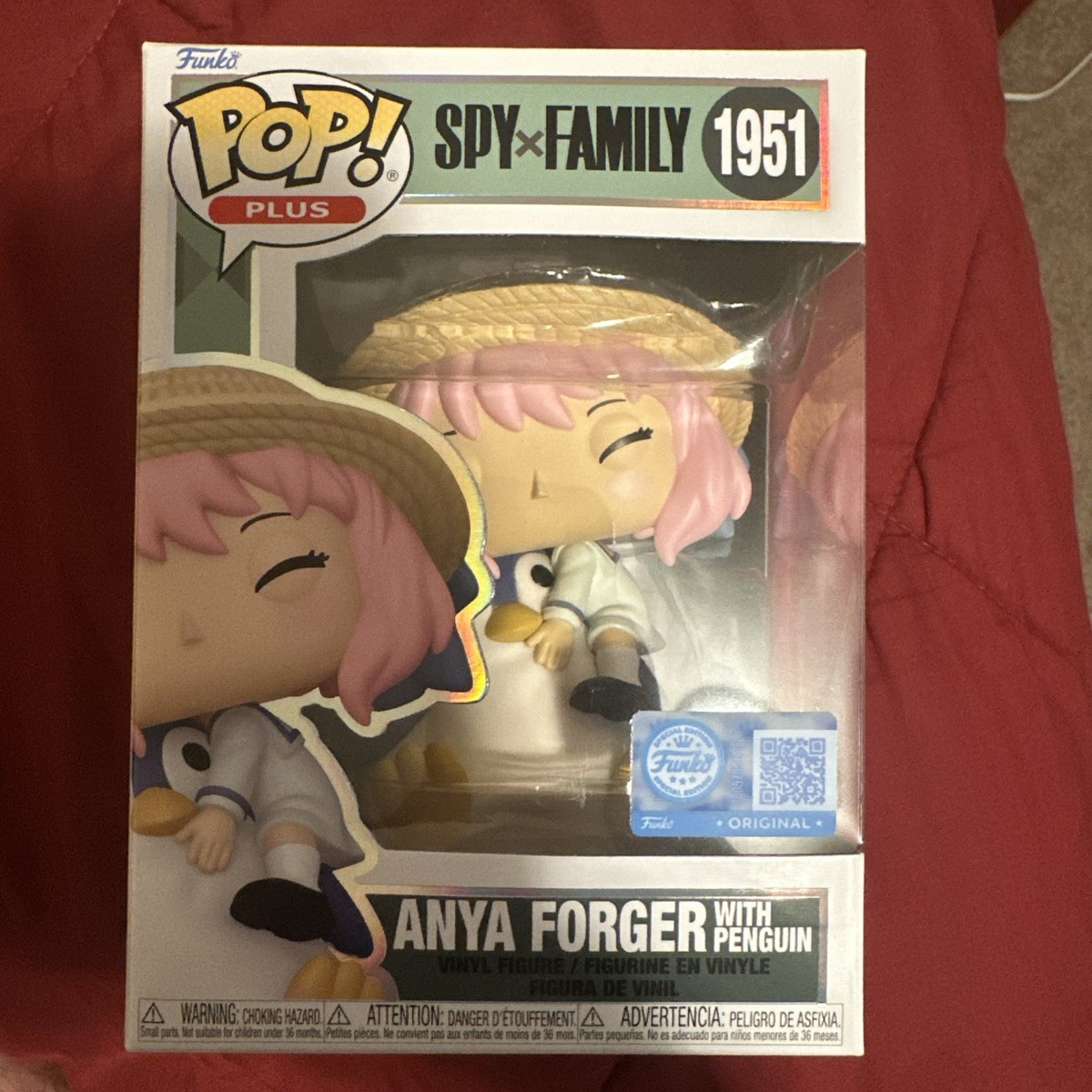 Funko Pop! Plus: Spy×Family - Anya Forger with Penguin -Amazon