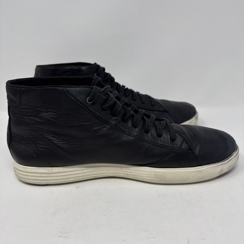 Cole Haan Grand Crosscourt Men’s Black Hi Top Leather Sneakers Size 11M C26962 - Picture 10 of 15