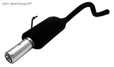 Ulter Sportauspuff Renault CLIO 2 98- 80mm rund eingerollt gerade mit Absorber