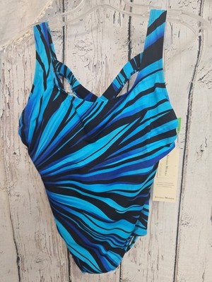 Studio Works 1 Piece Bathing Suit NWTs.  Tummy Comtrol Panel Size 8