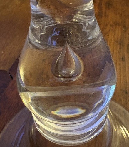 Steuben Art Glass Teardrop Candlestick 10" - Picture 4 of 6