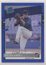 2020 Panini Donruss Rated Rookie Holo Blue Bryan Abreu #31 Rookie RC 0cv