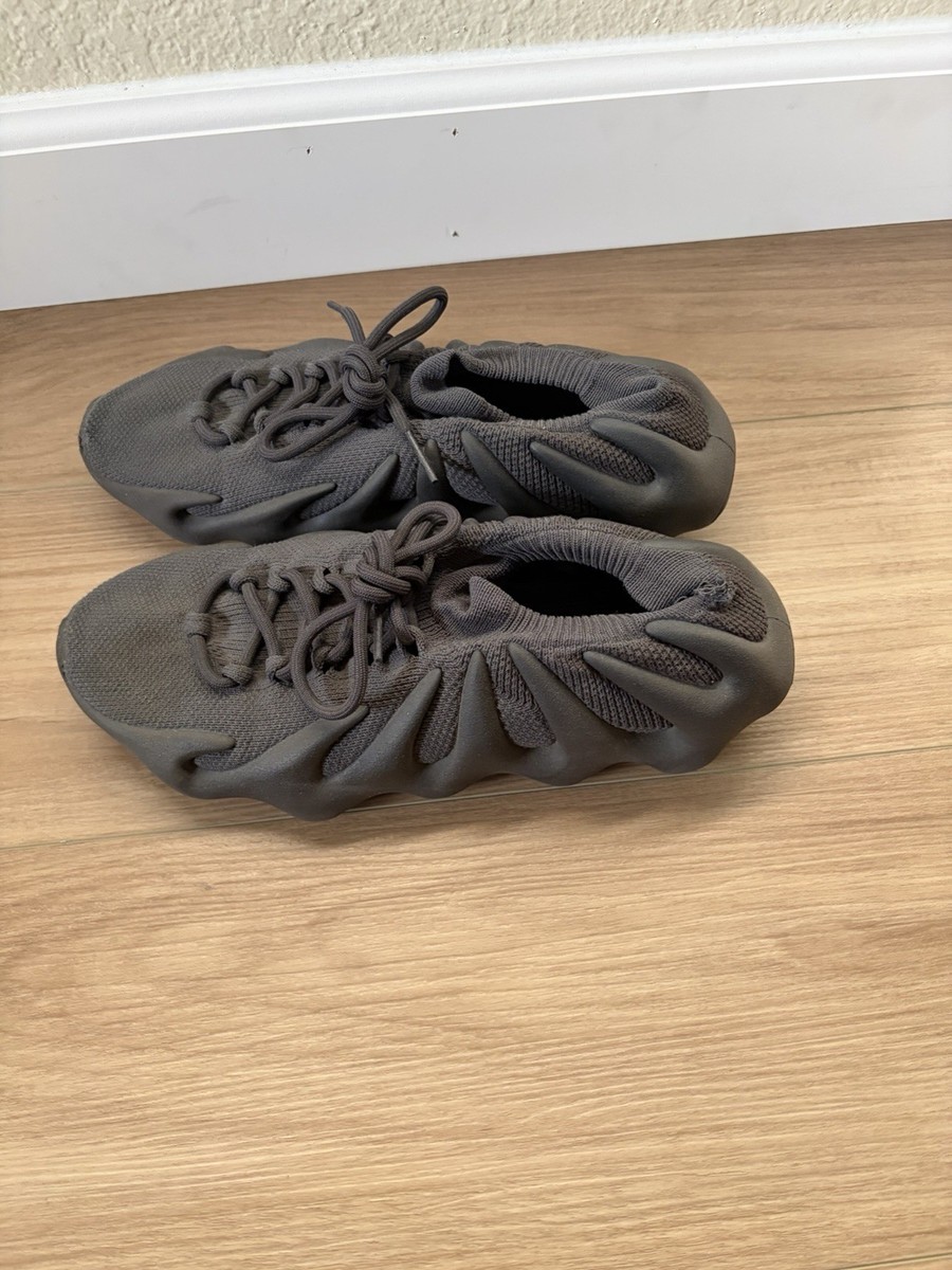 adidas Yeezy 450 Dark Slate Men's Athletic Shoes Dark Gray Lace-Up