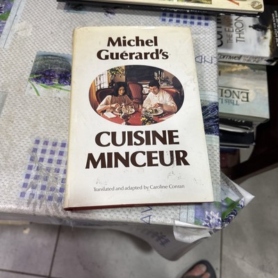 Michel Guerard's Cuisine Minceur French cooking Recipes Vintage Hardcover Book