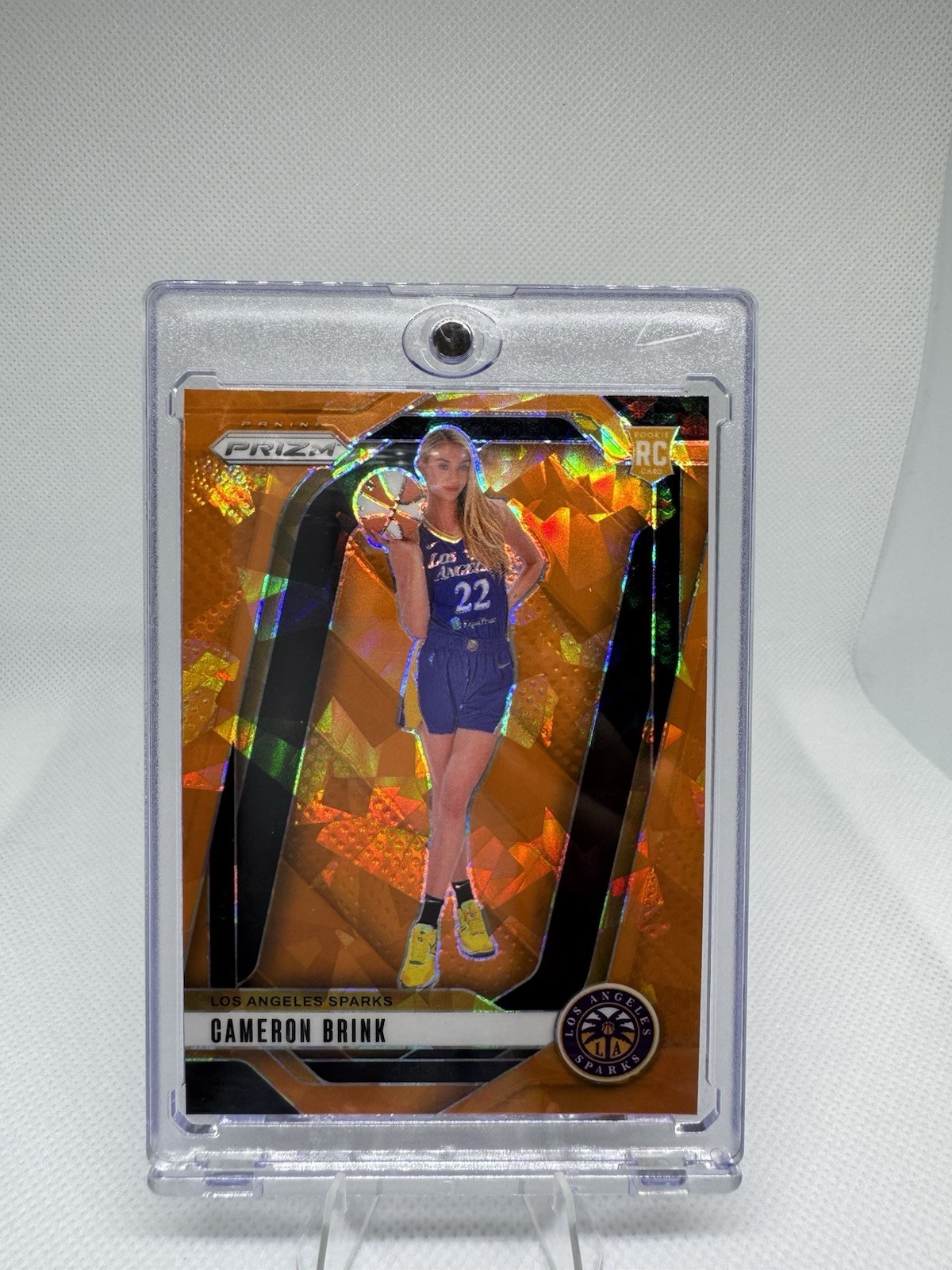 2024 Panini Prizm WNBA Cameron Brink Rookie #143 Orange Velocity Prizm (RC)