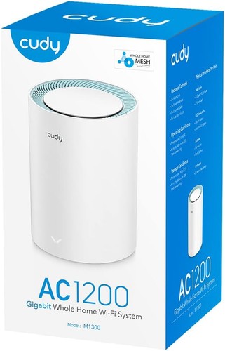 Cudy AC1200 Gigabit Whole Mesh WiFi System, Dual Band, WiFi Extender, Gigabit Po - 第 6/8 張圖片