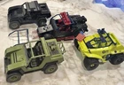 VTG 1980s 1990s GI Joe ARAH Jeep Lot VAMP Stinger Thunder Badger Parts & Repair