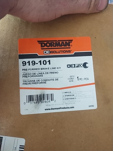 Dorman Stainless Brake Line Kit for 03-07 Chevy Silverado GMC Sierra Ext Cab 4WD - Picture 2 of 2
