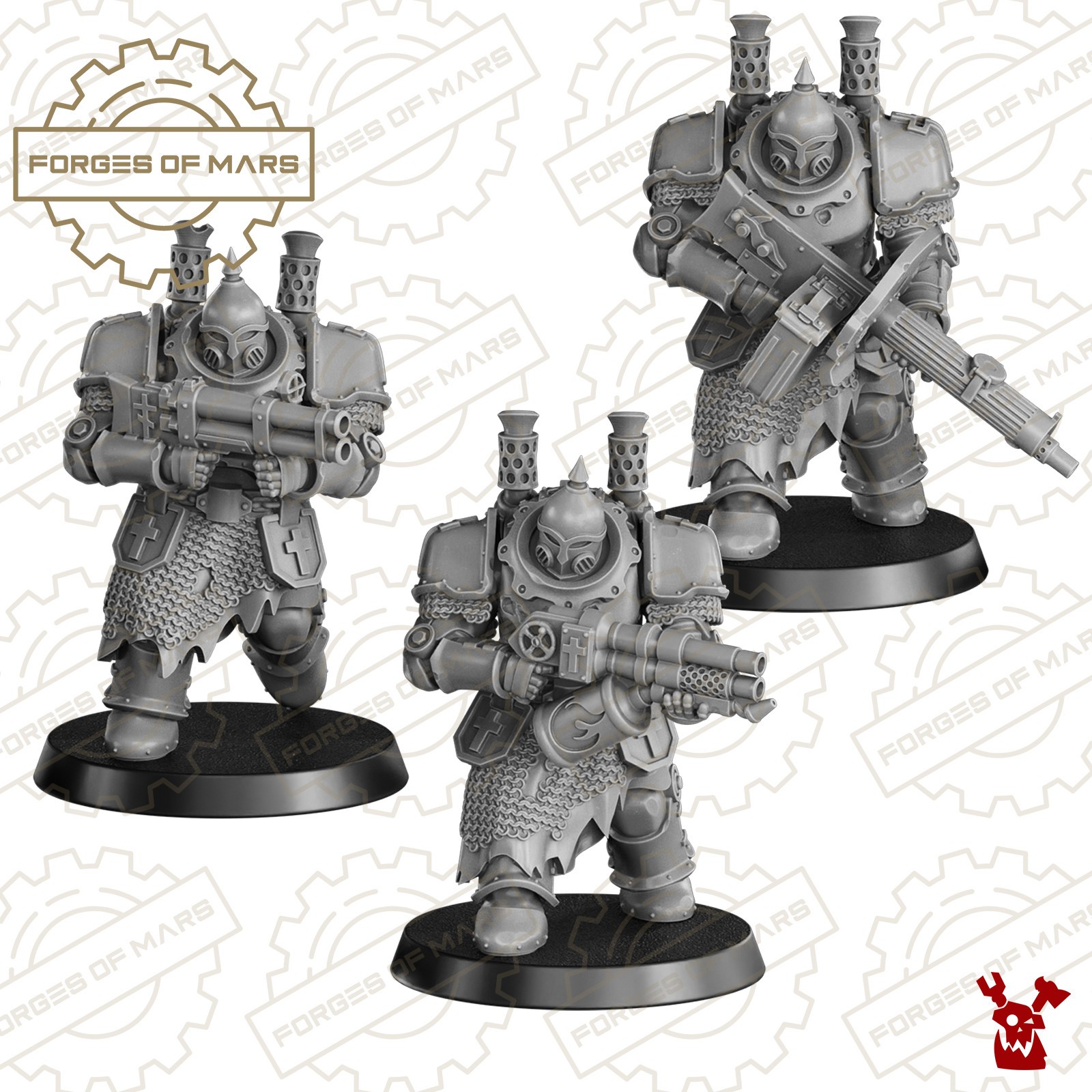 Figurines de tir Steel Legion Bogatyrs Trench Warfare Holy City wargame