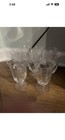 vintage Fostoria etched glass iced tea glasses in the Meadow Rose pattern (8) — photo 4