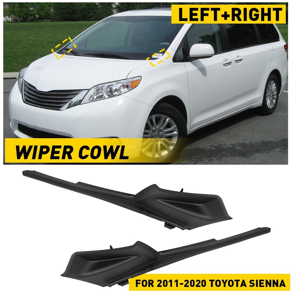 For 2011-2020 Toyota Sienna 4 Door Van Fender To Cowl Hood End Seal Left + Right thumbnail 17