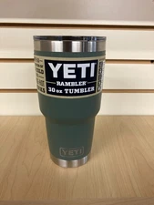 YETI Camp Green Rambler Tumbler W/ MagSlider Lid 30 Oz