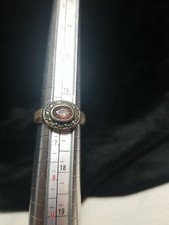 Size 6 925 Pink Stone Ring