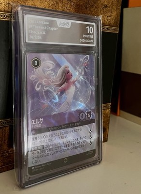 Lorcana - The First Chapter - Elsa   Spirit of Winter AOG 10 Pristine 99/100