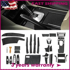 Carbon Fiber Style Decor Interior Kit Cover Trim 29PC For Honda Accord 2008-2012