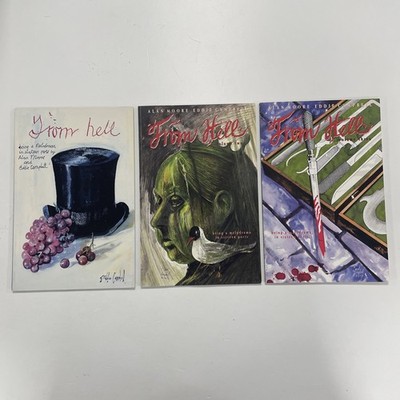 From Hell Vol 1-3 1991  Alan Moore Jack The Ripper