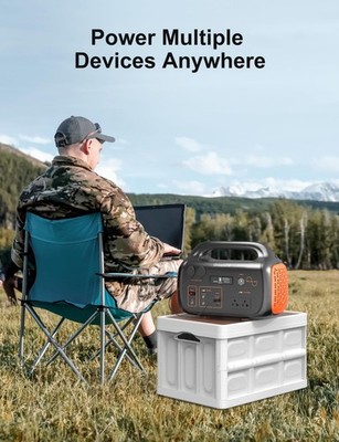 GreenOE 600W Solar Generator 655Wh Portable Power Station with