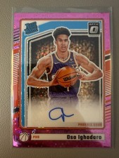 2024-2025 Optic - Oso Ighodaro Pink Fast Break Prizm Rated Rookie Autograph /25