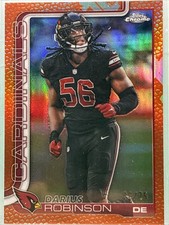 2025 Topps Chrome - Darius Robinson #9 Orange Leather Refractor /25