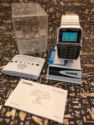 1990s Vintage Original Casio DBC-300 Calculator Telememo 30 Data Bank Mod. 1253